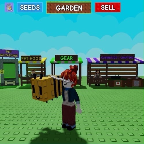Bee grow a garden - grow,