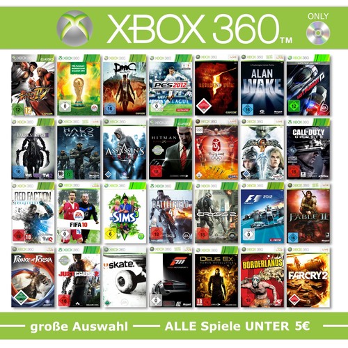 Xbox 360 spiele wahl - 360, cd