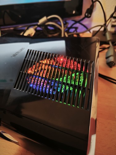 Xbox360 rgh3 umbau und - umbau, led