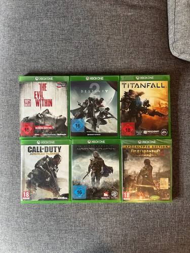 Xbox one spiele - 6x,